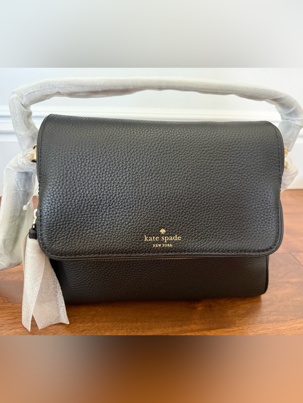 NEW Kate Spade Chester Street Miri Leather Crossbody Bag - Black - Picture 2 of 16